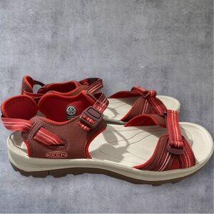 Keen Terradora 2 Open Toe Athletic Sandals Women’s Size 10 Red/Dark Red